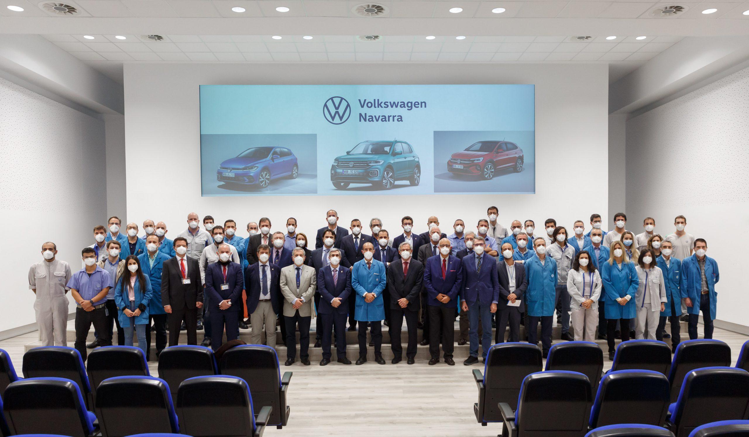 Imagen de la noticia Los máximos responsables de la ingeniería de  España y Portugal visitan Volkswagen Navarra